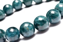 【１点物】ブラジル産◇天然色 アパタイト　9.5-10mm　ブレスレット パワーストーン 天然石 _MA4314