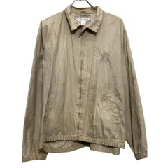 U.S.POLO ASSN コットンジャケット ユーエスポロアサン L ベージュ ブルゾン フルジップ 古着卸 アメリカ仕入 a611-5424