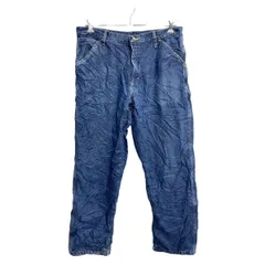 Wrangler デニムパンツ W34 ラングラー 裏地付き インディゴ メキシコ製 古着卸 アメリカ仕入 2502-721