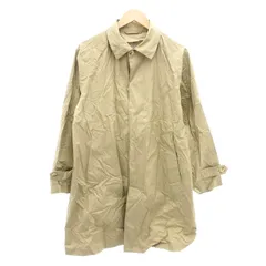 ビームス BEAMS ステンカラーコート ジャケット ロング丈 M ベージュ /AEのサムネイル