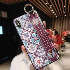 iPhone ケース ベルト iPhone11 iPhoneXR iPhoneXS iPhoneXSMax スマホ 携帯 ケース カバー おしゃれ エスニック リング付き 161a