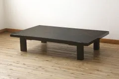 ★事前問合せ必須★ 座卓 中古 美品 白峯作 伝統工芸 漆塗り 鎗金 沈金 高級感 ローテーブル センターテーブル 食卓 リペア+発送まで3週間前後 R-061565