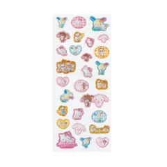 【メール便】サンリオキャラクターズ シールシート キラフチ樹脂もりシール MX平成キャラクター サンリオ エムプラン 手帳デコ キャラクター グッズ 