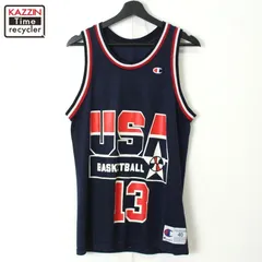 90s 　チャンピオン　USA 製　アメリカドリームチーム　ミラー　ゲームシャツ Champion USA BASKETBALL TEAM/チャンピオン アメリカ代表