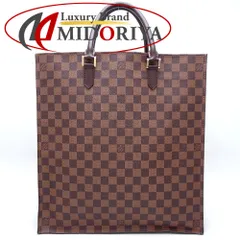 LOUIS VUITTON ルイヴィトン ダミエ サックプラ N51140 トートバッグ エベヌ/352171【中古】