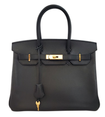 エルメス HERMES バーキン30　エプソン　ノワール　K刻印　G金具