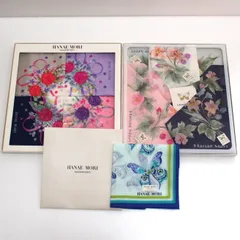 未使用品 HANAE MORI ハンカチセット 2箱 + 1枚 まとめ売り レディース ハナエモリ