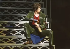 【中古】生写真(男性) 田中涼星(御手杵)/ライブフォト・全身・座り・1部衣裳・目線右・階段・キャラクターショット・2Lサイズ/「ミュージカル『刀剣乱舞』 ～葵咲本紀～」ローソンプリント限定ブロマイド