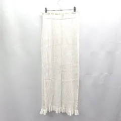 ◇ ⊇ one after another NICE CLAUP ロング タイト スカート サイズF アイボリー レディース E  【1503050000413】