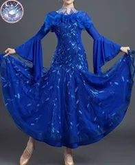 新品 未使用 新作 社交ダンスドレス ラテンドレス 刺繍 競技 デモ用 ルンバ オーダーメイド