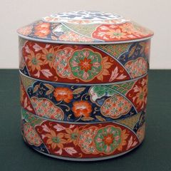 庫山窯 献上手 金彩 三段重 - メルカリ