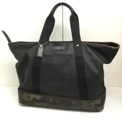COACH F70832 ウィークエンド トートバッグ カモフラ柄 ポーチ付 COACH F70832 ウィークエンド トートバッグ カモフラ柄 ポーチ付