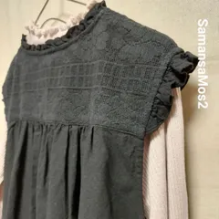 SM2新品タグ付き☆レース貼りノースリワンピース