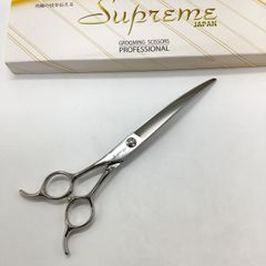 新品同様【SUPREMEサプリーム】DKC-70NLカーブ トリミングシザー メガネ 左利き トリマー ペット 7インチ 中古 sc1867