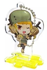 [중고]키 홀더 마스코트 (캐릭터) 후카 지로 그리기 일어나 일러스트 사용 아크릴 스탠드 키 홀더 [Blu-ray/DVD 소드 아트·온라인 얼터너티브 건게일·온라인 Vol.3~4] 애니메이트 연동 구입 특전