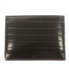 クリスチャンディオール Christian Dior カードケース CDロゴ ガラスレザー 名刺入れ 黒 ブラック /☆Gのサムネイル