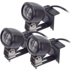 デルタ LED ワーニングランプ (半円1灯/直線2灯) DC12V～80V対応