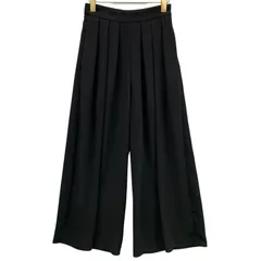 デイジーリン フォクシー FOXEY 黒 ベルベット ガウチョパンツ 38