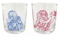 [중고] 글라스 이쿠로 코바치우치 & 감로사 꿀 璃 페어 글라스 [WEBSHOP 복권 귀멸의 칼날 기둥 연고편 제6화 [귀살대 최강] 기둥 신작 일러스트] B상