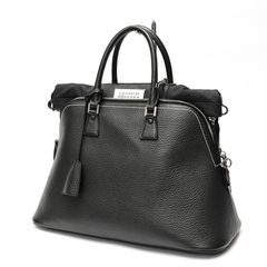 メゾンマルジェラ / Maison Margiela　5AC ラージ / トートバッグ　S56WG0092　グレイニーレザー　ブラック 【中古】 商品番号 S-158690
