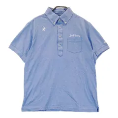 サイズ：4 JACK BUNNY ジャックバニー  半袖ポロシャツ  ブルー系 [240101364628]# ゴルフウェア メンズ ストスト