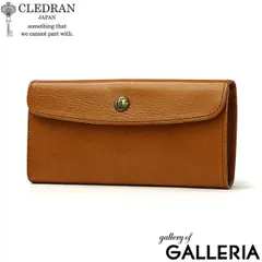 クレドラン 長財布 COMPE SLIM LONG WALLET 財布 本革 ロングウォレット 大容量 小銭入れ 日本製 レディース CL-3589 CAMELのサムネイル