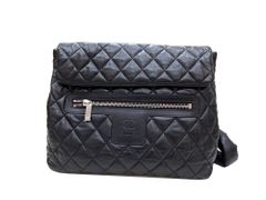 【極美品】CHANEL シャネル A47094 コココクーン リュックサック ラムスキン ブラック×ボルドー シルバー金具 中古 デイパック バックパック ショルダーバッグ レディース 女性用 ブランド 本革 オールレザー 黒 希少 レア プレゼント ギフト