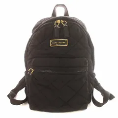 マークジェイコブス MARC JACOBS リュックサック デイバッグ キルティング ナイロン 黒 ブラック /☆G