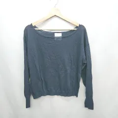 ◇ RAY BEAMS 長袖 薄手ニット サイズ表記なし ネイビー レディース E  【1407020019231】