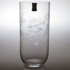 マイセンクリスタル グラス ● フラワー エングレーヴィング ハイボール タンブラー 14cm 花柄 ブーケ mg1 マイセン Meissen