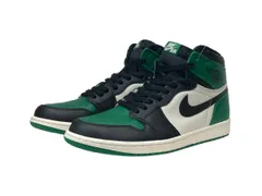 美品 NIKE (ナイキ)  AIR JORDAN 1 RETRO HIGH OG 28cm 未使用品 パイングリーン (2018) シューレース 箱付き メンズ/027