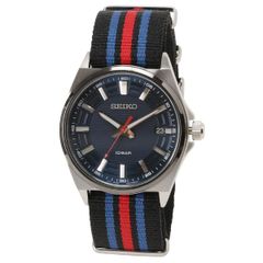 セイコー 腕時計 SEIKO メンズ 海外モデル 逆輸入 クオーツ アナログ ブラック/ブルー/レッド ウォッチ WATCH SUR509P1