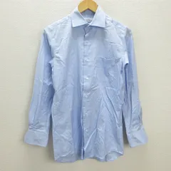 G■ユナイテッドアローズ/UNITED ARROWS GLR 長袖シャツ/コットン【38】青系/men's/136【中古】■