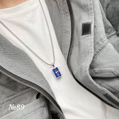【 新品 送料無料 】T89 ペプシ ロール チェーン メンズネックレス シルバー ネックレス メンズ ステンレス コーラ