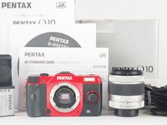 ペンタックス Pentax Q10 Red 12.4MP Digital Camera 02 Standard Lens 元箱 [新品同様] #Z5099A