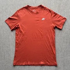 【送料無料】【部屋着やトレーニング着に】ナイキ　Tシャツ　Mサイズ　オレンジ系
