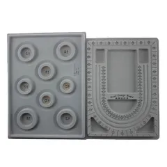 【お得な2種セット】デザイントレー デザインボード ハンドメイド ビーズ ネックレス ブレスレット _a