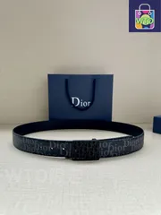 【今日特価】Dior ディオール 35mm 両面ベルト-1