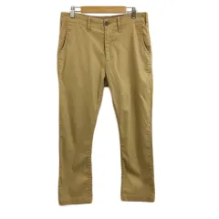 アーバンリサーチ URBAN RESEARCH ITEMS パンツ テーパード アンクル クロップド リネン混 無地 38 ベージュ