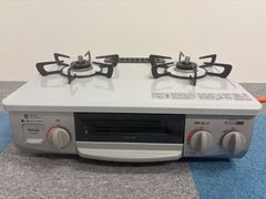 Rinnai 2バーナーガスコンロ グリル付きRT35NJH2022年 - メルカリ