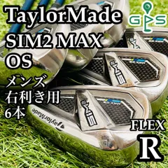 【良品】テーラーメイド シム2マックス OS メンズアイアンセット 6本 R