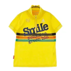 サイズ：L LECOQ GOLF ルコックゴルフ QGL1922 ハーフジップ 半袖Tシャツ  イエロー系 [240101286668]# ゴルフウェア レディース ストスト