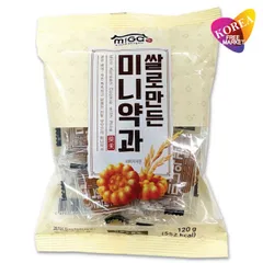 MIGA ミニ米ヤッカ 120g 米で作られたミニヤッカ 個別包装 / ミニ薬菓 ミニーヤッカ  ヤックァ 韓国お菓子のサムネイル