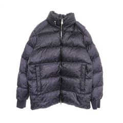 モンクレール MONCLER ダウンジャケット LENORMAND モノグラム ナイロン ジャケット メンズ Used A