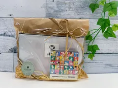 【スヌーピーギフトセット】舟形ポーチ ブロックメモ　220269/221234