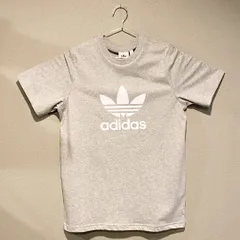 【並行輸入品】adidas ショートスリーブTシャツ TREFOIL T-SHIRT トレフォイル GREY/WHITE 灰色 白 半袖 アディダスオリジナルス