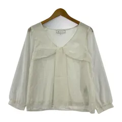 Rope Picnic  ロペピクニック シアーブラウス size38/オフホワイト