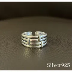 シルバー  レイヤー メンズ メキシカン ヴィンテージリング r56