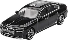 サンリッチジャパン 1/64 RHD BMW i7 eDrive50 ﾌﾞﾗｯｸｻﾌｧｲｱ MGT00802-R
