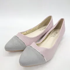 ◇ VIVIAN ヴィヴィアン パンプス サイズS ピンク グレー レディース E  【1406180067403】